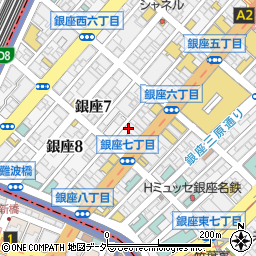 ｃｌｕｂｕｅｄａ銀座店周辺の地図