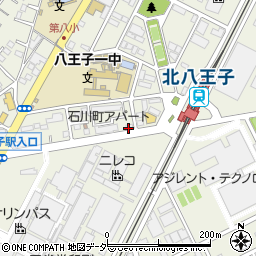 ファミリーマート北八王子駅前店周辺の地図
