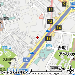 東京都港区赤坂2丁目17-28周辺の地図