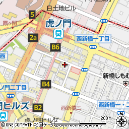 個室×燻製 伊蔵 虎ノ門周辺の地図