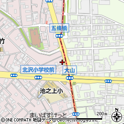 東京都世田谷区北沢5丁目2-2周辺の地図