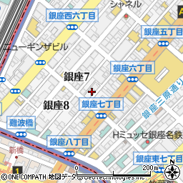 銀座山市ビル周辺の地図