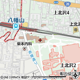 東京都福祉保健局　中部総合精神保健福祉センター周辺の地図