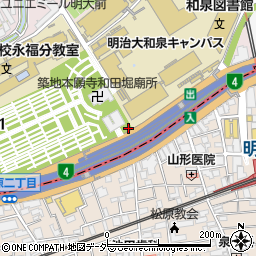 東京都杉並区永福1丁目2周辺の地図