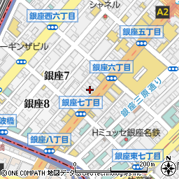 東京都中央区銀座7丁目8周辺の地図