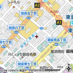 東京都中央区銀座6丁目12周辺の地図