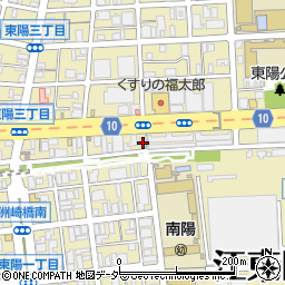 東京都江東区東陽3丁目22-32周辺の地図