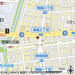 中華餃子楼 東陽店周辺の地図