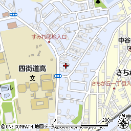 千葉県四街道市鹿渡855-6周辺の地図