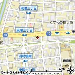 セブンイレブン東陽店周辺の地図