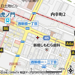 ＧＳユアサ新橋ビル周辺の地図