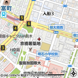 東京都中央区明石町1周辺の地図