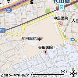 東京都世田谷区大原2丁目周辺の地図