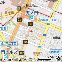 ファミリーマート虎ノ門１丁目店周辺の地図