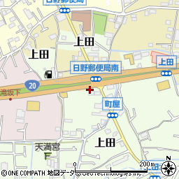 東京都日野市宮370周辺の地図
