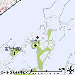 千葉県四街道市鹿渡346-1周辺の地図