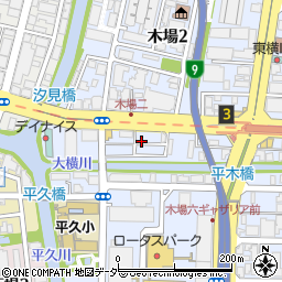 江東　有線放送周辺の地図