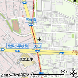 ショウワパーク渋谷大山町駐車場周辺の地図