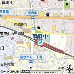 リケン補聴器センター　東府中店周辺の地図