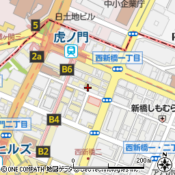 東京都港区虎ノ門1丁目8周辺の地図