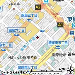 みずほ銀行銀座六丁目 ＡＴＭ周辺の地図