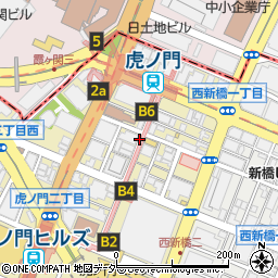 東京都港区虎ノ門1丁目周辺の地図