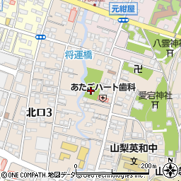 上行寺周辺の地図