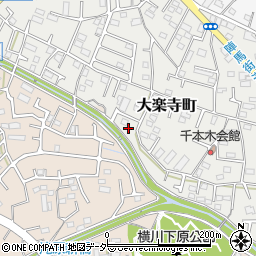 東京都八王子市大楽寺町448周辺の地図