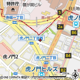 東京都港区虎ノ門1丁目2-16周辺の地図