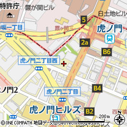 東京都港区虎ノ門1丁目2-13周辺の地図
