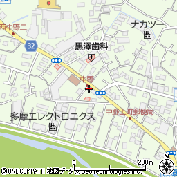 八王子警察署中野交番周辺の地図