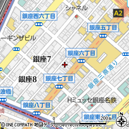 東京都中央区銀座7丁目8-17周辺の地図