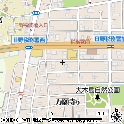 山本邸_万願寺akippa駐車場周辺の地図