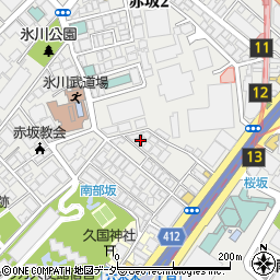 東京都港区赤坂2丁目18-18周辺の地図