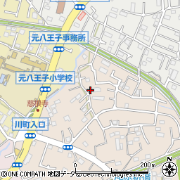 東京都八王子市横川町1166周辺の地図