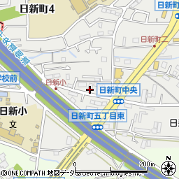 東京都府中市日新町5丁目3周辺の地図