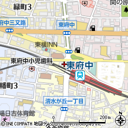 個太郎塾東府中教室周辺の地図