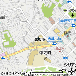 東京都港区赤坂8丁目13周辺の地図