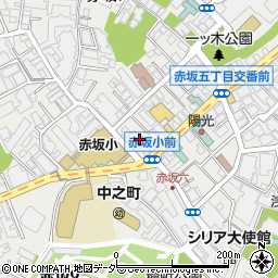 東京都港区赤坂7丁目11周辺の地図