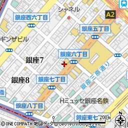 東京都中央区銀座7丁目8-4周辺の地図