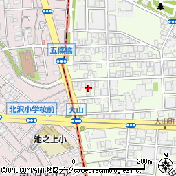 東京都渋谷区大山町20周辺の地図