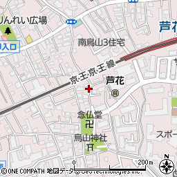 東京都世田谷区南烏山2丁目27-10周辺の地図