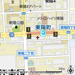 ダイソー東陽町駅店周辺の地図