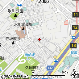 東京都港区赤坂2丁目18-19周辺の地図