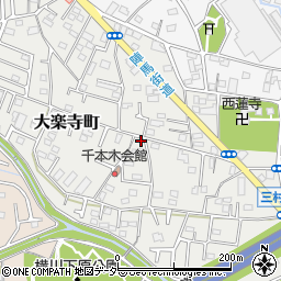 東京都八王子市大楽寺町597周辺の地図