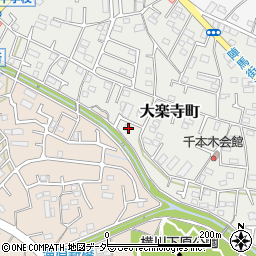 東京都八王子市大楽寺町446周辺の地図