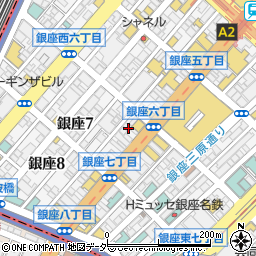 東京都中央区銀座7丁目8-19周辺の地図