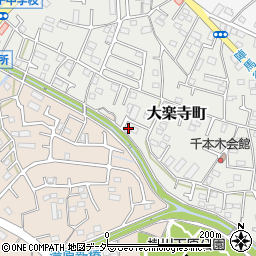 東京都八王子市大楽寺町445周辺の地図