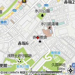 赤坂コリーヌ周辺の地図