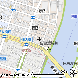 東京都中央区湊3丁目周辺の地図